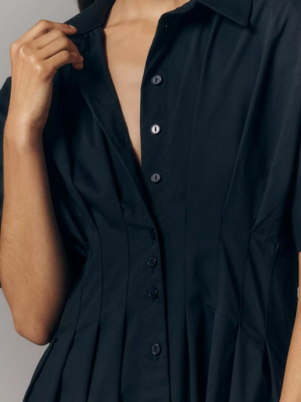 The Tobie Shirt Dress by Exquise Anthropologie Petite Small - Picture 3 of 3